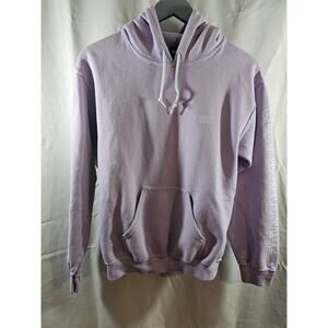 obey world wide womens lilac hoodie size Small